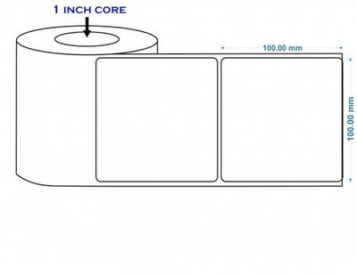avery BARCODE LABEL 100X100 LABEL SIZE BARCODE LABEL 100X100 Paper Label(White)