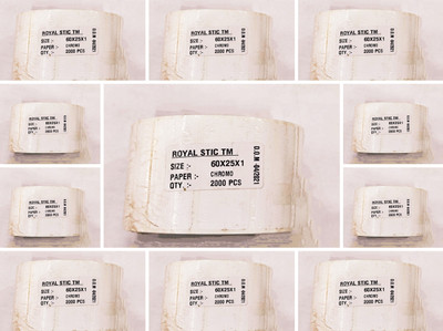 ROYAL STIC Self Adhesive Paper Label(White)