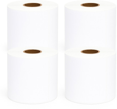 POWERLON 3×5 Direct Thermal Printer Label Roll | 500 Self-Adhesive Labels Self Adhesive Paper Label(White)