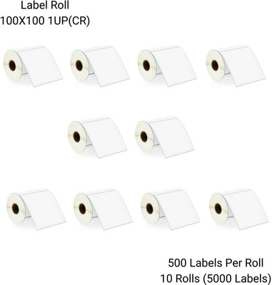 Seeka Self Adhesive Paper Label(White)