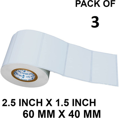 ROYAL STIC Self Adhesive Paper Label(White)