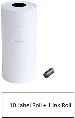 Dikshit Solutions Services SELF ADHESIVE Paper Label(White)