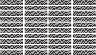 AKKI Scratch Off Label and Sticker Sheets (Size - 30 Mm * 6 Mm Qty 1,000 Labels ) sticker Paper Label(Zebra Scratch)