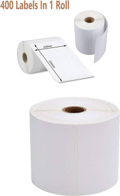 AyriCart 3x400 Direct Thermal Shipping 1200 Labels Printer Sticker 3 Rolls White 4x6 Sticky Paper Label(White)