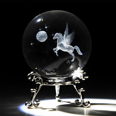 Wengonvila Crystal ball crystal Paper Weights  with Clear(Set Of 1, Transparent)
