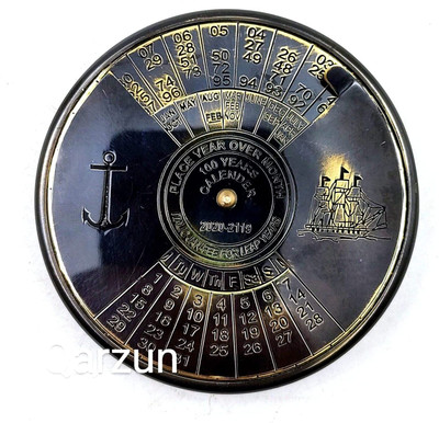 Ascent India 1 brass Paper Weights  with black(Set Of 1, Black)