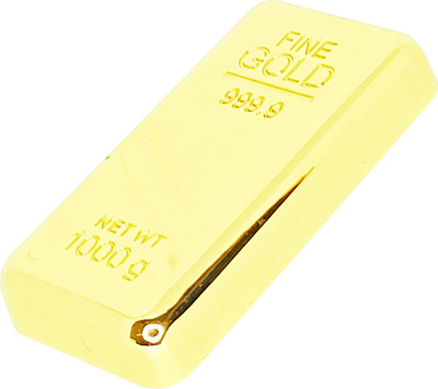 Nexshop Gold Bar Paper Weight Solid Paper Weights  with Gold(Set Of 1, Gold)