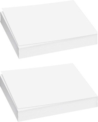 KRASHTIC Sheets Paper for School and Office work UNRULED A4 75 gsm Printer Paper(Set of 2, White)