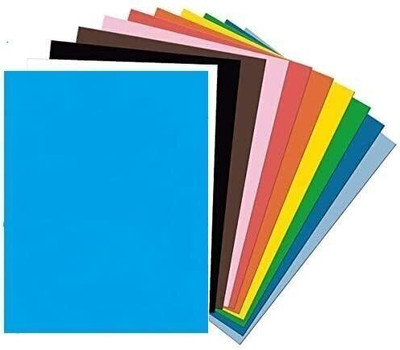 Eclet A4 50 Coloured Sheets (5 Sheets each 10 color) Copy Printing Double Sided ColouredOffice Stationery Children's Day Gift, Birthday Gift, A4 90 gsm A4 paper(Set of 1, Multicolor)