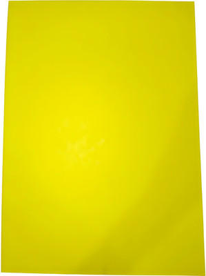 VSC 20 Plain A4 100 gsm Coloured Paper(Set of 20, Yellow)