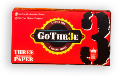 CAPTAIN GOGO THREE Paper with THREE Filter Unrolled King Size 13 gsm Paper Roll(Set of 50, White)