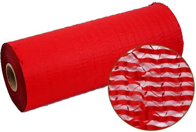 PackSmith paper honeycomb roll with dispenser box | Expands hex to 160 meter | Plastic alternative | Packaging & shipping supplies bubble wrap roll (390mm / 16 inch x10 meter ) 80 gsm Coloured Paper(Set of 1, Red)