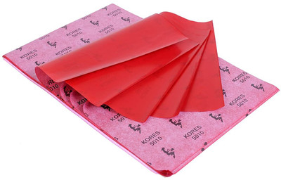 KHILONEWALA Tracing Carbon Copy Paper for Canvas, Paper Wood, DIY Woodworking, Hand Painting 210 mm x 330 mm 80 gsm Carbon Paper(Set of 100, Red)