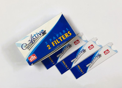 Proactive Duo 2+2 Ultra Smooth Unrolled Premium King Size Slim 13 gsm Paper Roll(Set of 50, White)