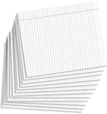 Freedy Freedy A4 Size one Side Ruled White Sheet (Pack of 100 sheets) Project/Assignment/Practical/Homework(A4-100 Sheet OSR White A4 90 gsm Multipurpose Paper(Set of 1, White)
