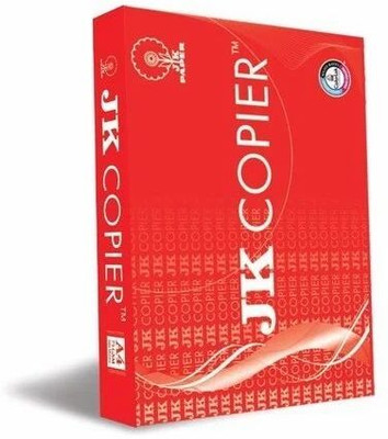 JK PAPER Unruled A4 75 gsm A4 paper(Set of 1, White&Red)