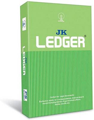 SHREE MAHAVIR PAPER Size FS/Legal Ledger Paper (Green) 500 Sheets, 80 GSM, 1 Ream UNRULED Legal paper/Fs Size Printer Multipurpose | Laser Cut Paper Edge (Green) 80 gsm A4 paper