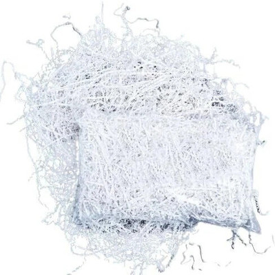 JPPL shredded paper for gift wrapping & basket filling|Crinkle cut paper | Confetti paper|Reusable & environment-Friendly|Suitable for E-commerce business (Pack of 500 Gram) 80 gsm Coloured Paper(Set of 1, White)