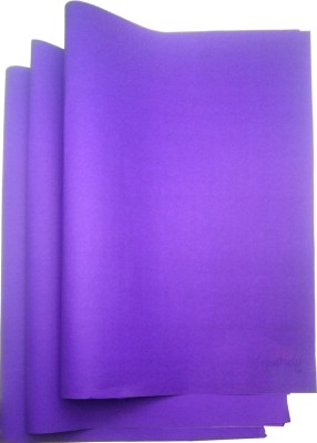 CRAFTWAFT Large Full Size Pastel Paper Sheets Bright & Soft Shades PLAIN 30X22 INCH 120 gsm Coloured Paper(Set of 10, Purple)