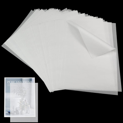ARETOR A4 Size Tracing Paper Set of 50, Sketching and Tracing Paper for Pencil, Marker Plain A4 90 gsm Drawing Paper(Set of 50, White)