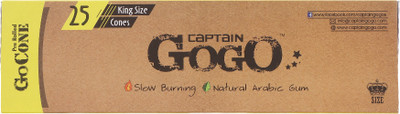 CAPTAIN GOGO Pre Rolled Set Of 25 Unbleaches rolling paper cone king size Cone King Size 13 gsm Paper Roll(Set of 25, Brown)