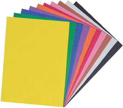 Eclet 90 gsm 200 sheet 10 color x 20 sheet neon colour art and craft double side color sheet A4 90 gsm Coloured Paper(Set of 200, Multicolor)