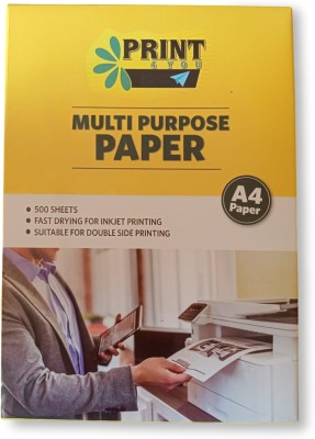 print 4 you A4 COPIER PAPER Unruled A4 70 gsm A4 paper(Set of 1, White)