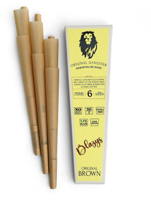 original gangster Original Gangster Blazys Brown Ultra thin rolling papers rolling papers king size 14 gsm Drawing Paper(Set of 5, Brown)