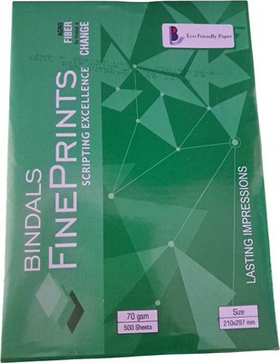 BINDALS N/A unruled A4 70 gsm A4 paper(Set of 1, White)