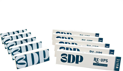 3dp 5 White Booklet With 5 Roach Book Unruled King Size Slim 120 gsm Drawing Paper(Set of 5, White)