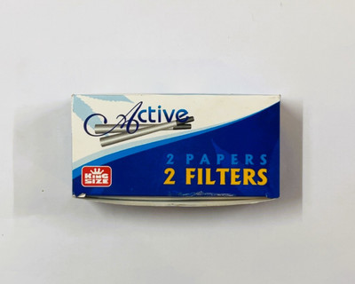 Proactive Duo 2+2 Natural Arabic Gum Unrolled King Size Slim 13 gsm Paper Roll(Set of 50, White)