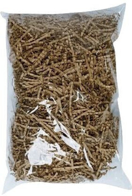 PackSmith shredded paper for gift wrapping & basket filling|Crinkle cut paper | Confetti paper|Reusable & environment-Friendly|Suitable for E-commerce business (Pack of 1000gram/1kg) 80 gsm Coloured Paper(Set of 1, Brown)