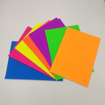 SHARMA BUSINESS A4 Origami Color Paper 100 Pcs For Art and Craft Plain A4 70 gsm Coloured Paper(Set of 100, Multicolor)