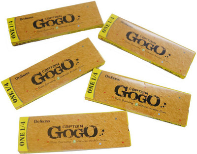 TANISHKA EXPORT Slow Burning Natural Arabic Brown One1/4 GoGo Paper Unruled Standard 13 gsm Royal Executive Bond Paper(Set of 5, Multicolor)
