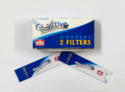 Proactive Duo 2+2 Best Premium Quality Unrolled King Size Slim 13 gsm Paper Roll(Set of 50, White)