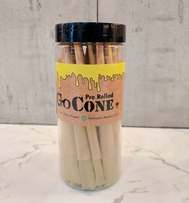 CAPTAIN GOGO GoGo Pre rolled unbleaches rolling paper 50 cone (Exclusive and Premium) Pre rolled King Size 13 gsm Paper Roll(Set of 50, Brown)