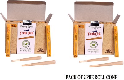 Youth Club Pre Roll Cone 112 110 MM King Size 109 gsm Paper Roll(Set of 2, Brown)