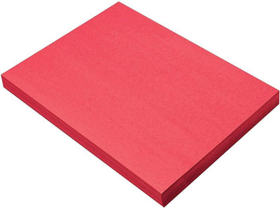SHARMA BUSINESS Pack of 20 Red Color Sheets Size A4 Size A4 (30 X21 CM) 120 gsm Plain A4 120 gsm Coloured Paper(Set of 20, Red)