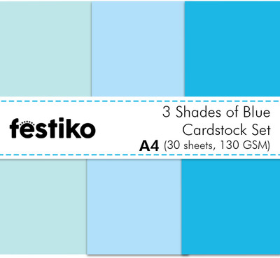 Festiko Unruled A4 250 gsm Craft paper(Set of 1, Multicolor)