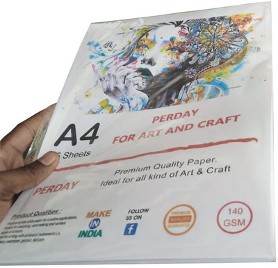 KRASHTIC IVORY 300 GSM A4 Ivory Paper Set Of 20 Sheet, for Drawing, Painting, Sketching Plain A4 300 gsm A4 paper(Set of 1, White)