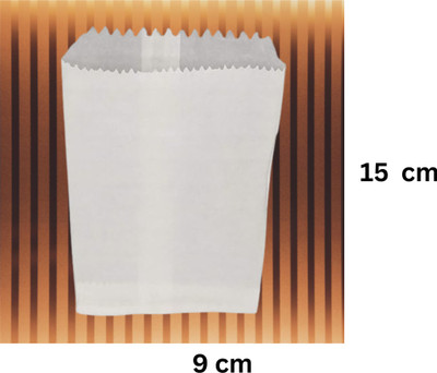 GLOBEADO Butter Paper Cover 9 X 15 CM, 100 pieces Unruled 9 x 15 cm 70 gsm Non Tearable Paper(Set of 100, White)