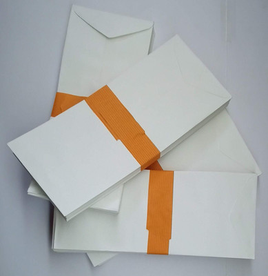 KRASHTIC Envelop Paper White 9x4 Size Envelope For Home,& Office (Pack of 50) Plain 20x10 cm 100 gsm Envelope Paper(Set of 2, White)
