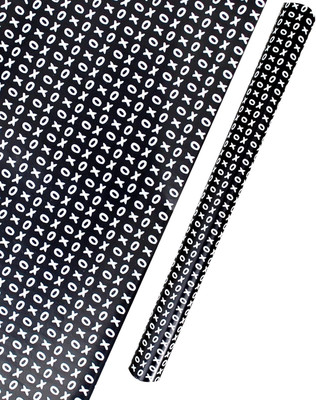 Skywalk Gift Wrapping Paper NA 19.5 x 29.5 cm 85 gsm Multipurpose Paper(Set of 25, Black)