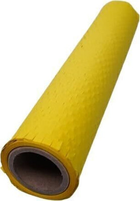 JPPL paper honeycomb roll | Expands hex to 16 meter | Plastic alternative | Packaging & shipping supplies bubble wrap roll (390mm / 16 inch x10 meter ) 80 gsm Paper Roll(Set of 1, Yellow)