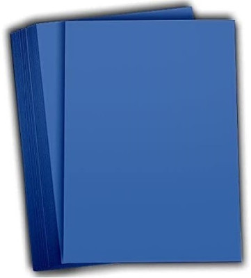 Freedy 40 pcs Blue Color Sheets (180-240 GSM) Copy Printing Papers A4 Sheets Double Sided Colored Origami Folding School, Office Stationery A4 180 gsm A4 paper(Set of 1, Blue)