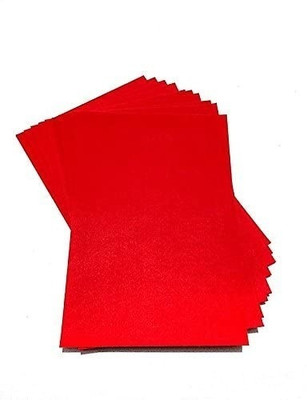 Freedy Set of 20 Copy Printing Papers/Art and Craft Paper A4 Sheets Double Sided Colored Origami Folding for School, Office Stationery A4 180 gsm Coloured Paper(Set of 1, Red)