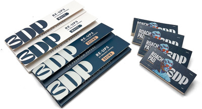 3dp 2 BROWN & 2 WHITE BOOKLET WITH 4 ROACH BOOK UNRULED King Size Slim 13 gsm Drawing Paper(Set of 4, White, Brown)