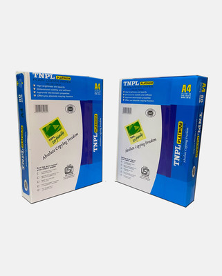 TNPL Copier Unruled A4 80 gsm A4 paper(Set of 2, White)