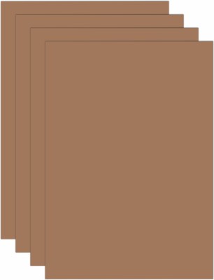 CHELNA CHELNAWCC Unruled A4 120 gsm Coloured Paper(Set of 75, Brown)