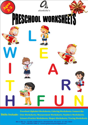 akanksha's Kids Preschool Worksheets (Set) for Ages 2-3 (B/W) Blank A4 70 gsm Drawing Paper(Set of 1, Black & White)